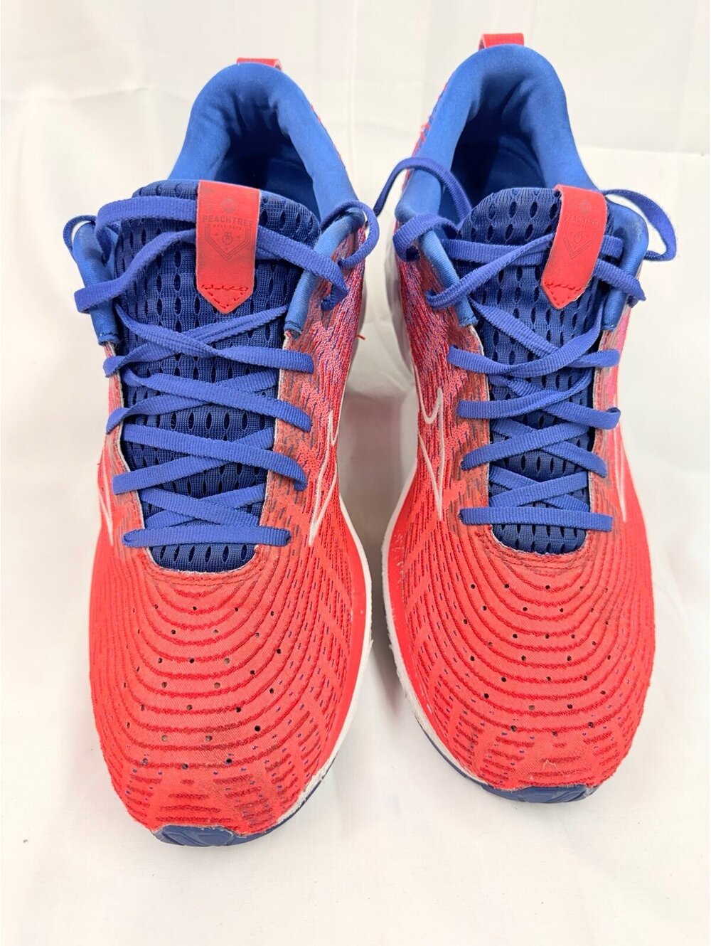 Mizuno Wave Rider 23 Womens Size 11.5 Red Blue Walking Running Shoes Sneakers - Picture 9 of 9
